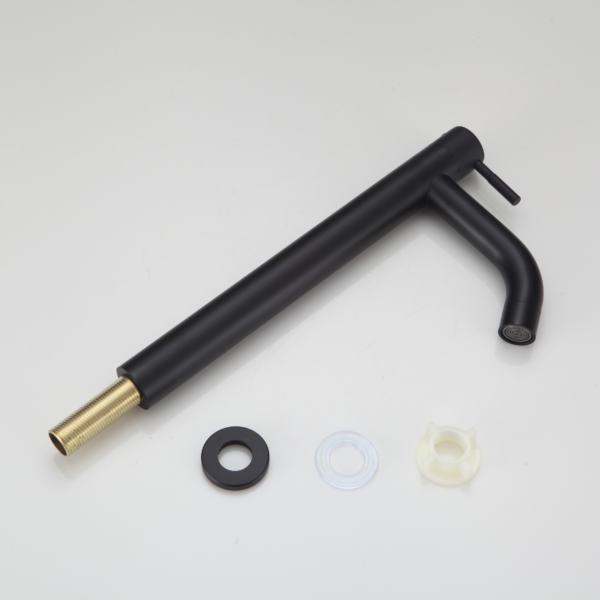 XSMF-8622 - Torneira Bica Alta Preta para Banheiro - Imagem 6