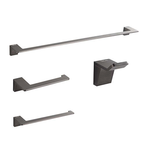 19800 - Acessórios para Banheiro - Cinza Escovado