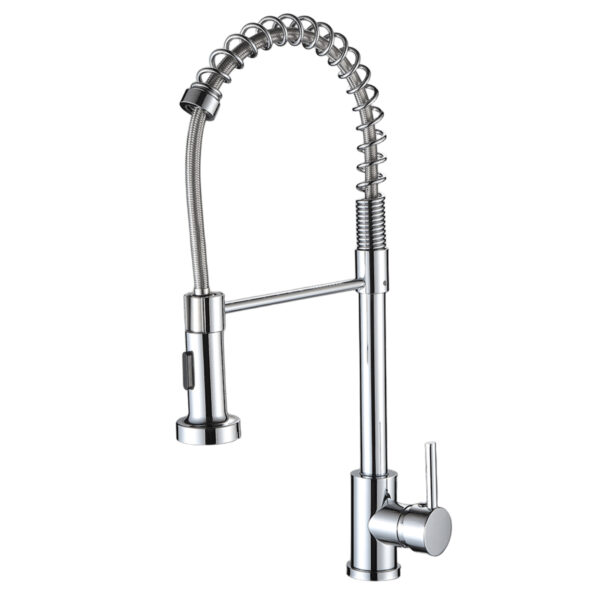 QSC-D6001 - Torneira Gourmet Alta Monocomando Extensível - Cromado