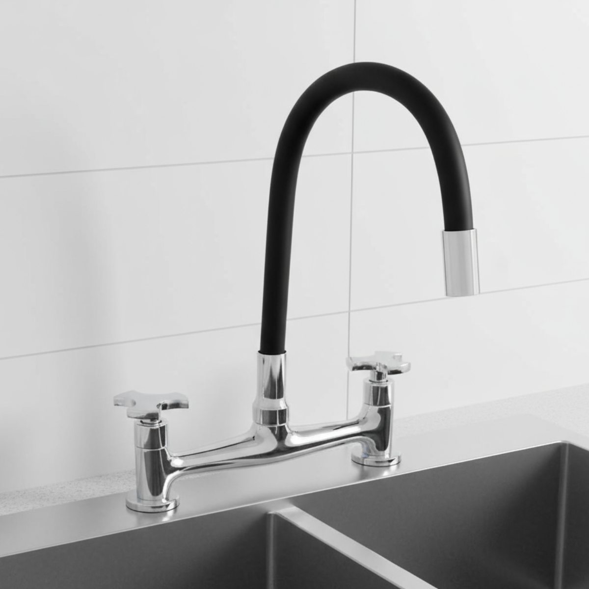 XSC-8894 - Torneira Misturador Duplo para Bancada - Imagem 2