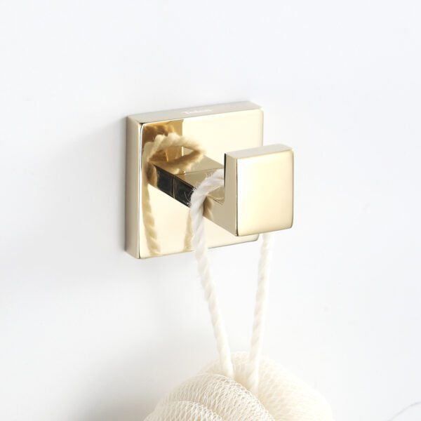 74305G - Cabideiro de Banheiro Dourado