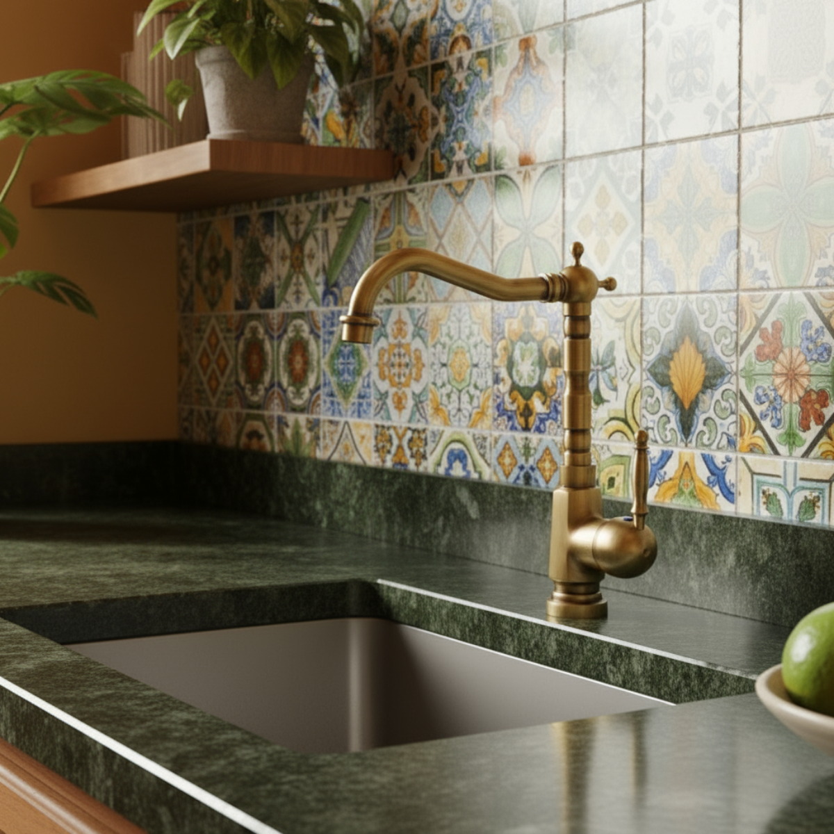 LSM-M6004 - Torneira Misturador Para Banheiro Retrô - Imagem 3