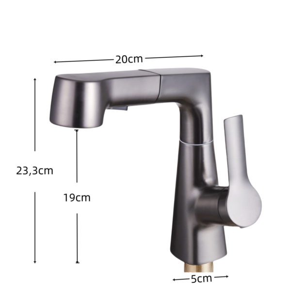 Torneira Misturador Ducha Extensível Articulada - Imagem 11