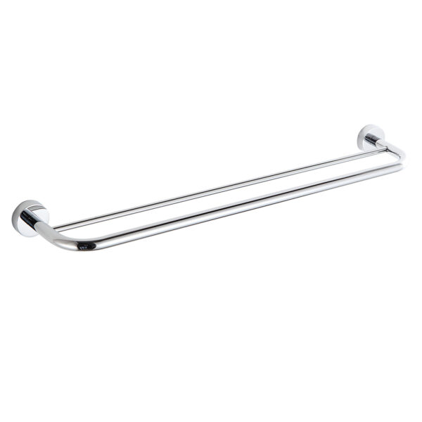 61202 - Toalheiro Duplo para Banheiro 62cm - 61202 - Porta Toalhas Duplo