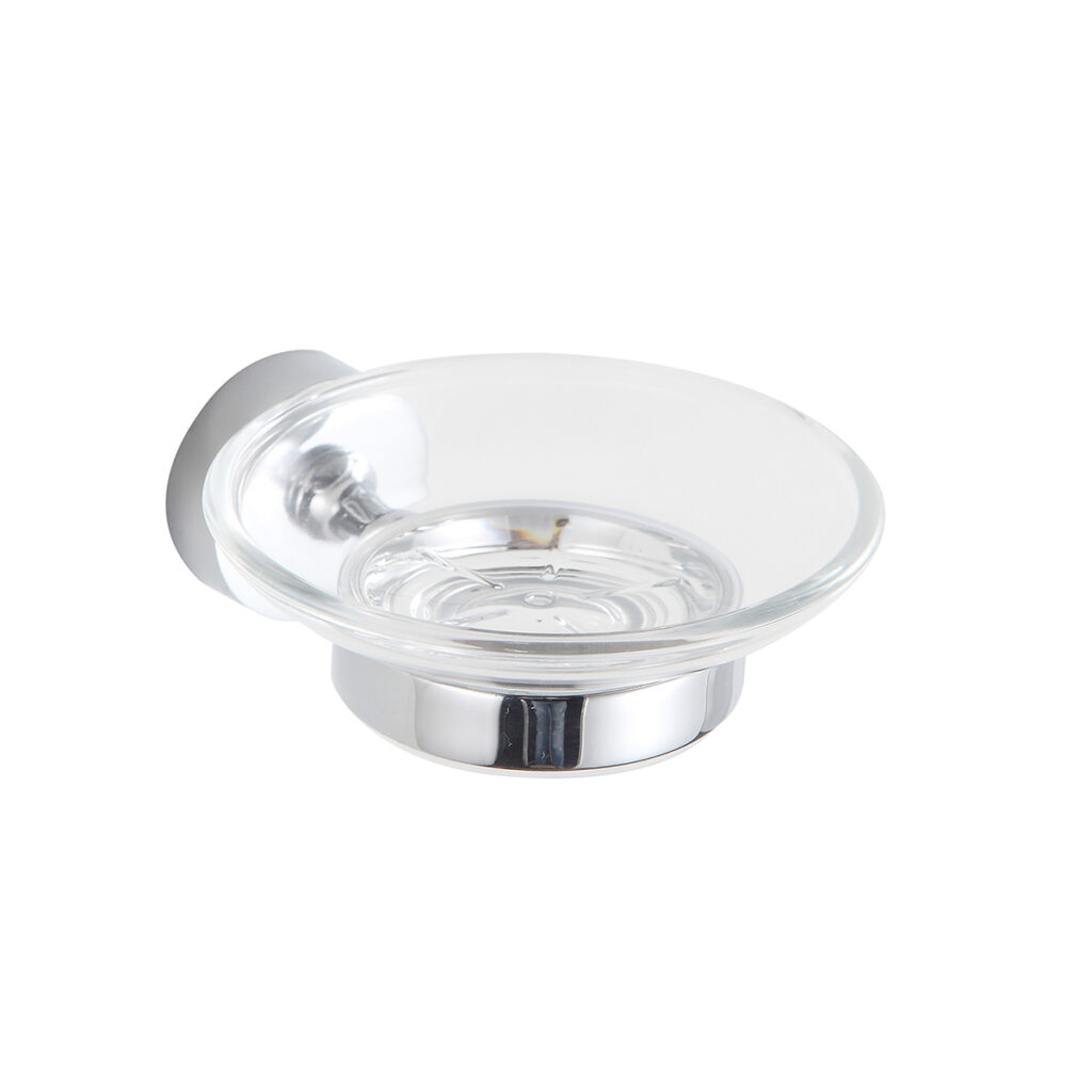 61208- Saboneteira Para Banheiro Cromado