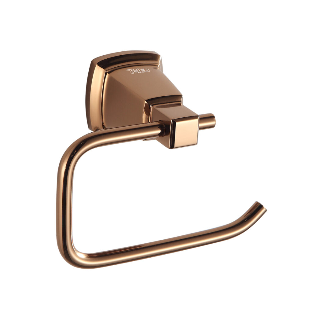 Porta Papel Higiênico Rose, Telca Metais; Acessórios para Banheiro; Metais para Banheiro; Reforma de Banheiro; Cabideiro; Toalheiro; Suporte para Toalha; Banho; Cabideiro para Banheiro; Gancho para Banheiro; Telca; Revenda Torneiras; Torneiras em Atacado; Acessórios em Atacado, Telca, Torneira Misturador de Água Quente e Fria, Torneira Cascata, Torneira para Cozinha, Torneira para Banheiro, Torneira para Lavabo, Torneira de Água Fria, Torneira de Parede, Chuveiro a Gás, Torneira Gourmet, Torneira Chique, Torneira Luxo, Torneira de Água Quente, Teuca, www.telcametais.com.br,