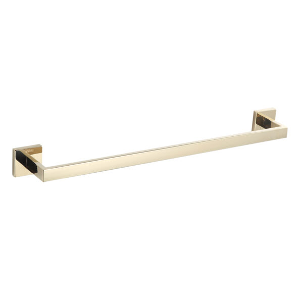 Toalheiro Quadrado Dourado Brilhante, Telca Metais; Acessórios para Banheiro; Metais para Banheiro; Reforma de Banheiro; Cabideiro; Toalheiro; Suporte para Toalha; Banho; Cabideiro para Banheiro; Gancho para Banheiro; Telca; Revenda Torneiras; Torneiras em Atacado; Acessórios em Atacado, Telca, Torneira Misturador de Água Quente e Fria, Torneira Cascata, Torneira para Cozinha, Torneira para Banheiro, Torneira para Lavabo, Torneira de Água Fria, Torneira de Parede, Chuveiro a Gás, Torneira Gourmet, Torneira Chique, Torneira Luxo, Torneira de Água Quente, Teuca, www.telcametais.com.br,