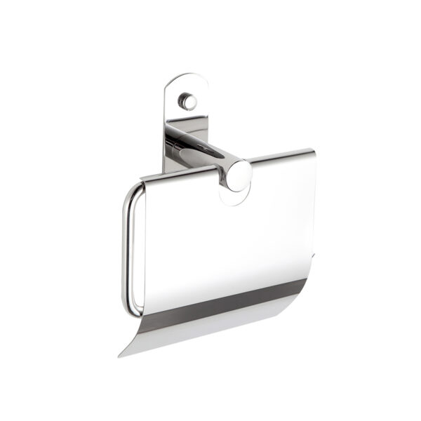 75010 - Porta Papel Higiênico Com Tampa Cromado