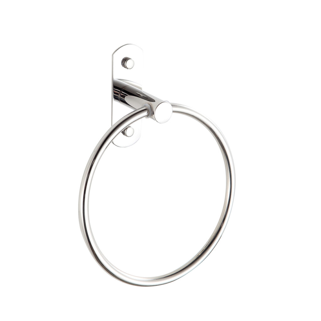 75011 - Porta Toalha de Rosto Argola Cromado