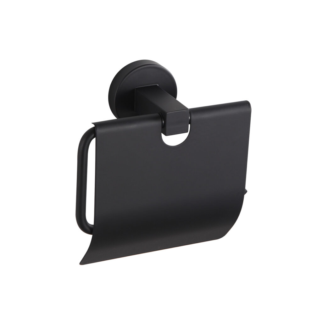 75510B - Porta Papel Higiênico Preto Fosco