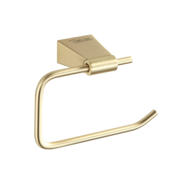 97810 - Suporte para Papel Higiênico Dourado Escovado - 97810 - Papeleira