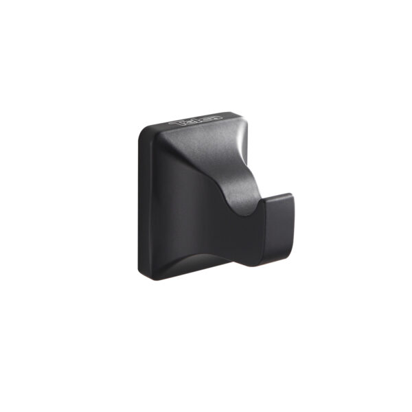 9905 - Cabideiro para Banheiro Preto Fosco - 9905 - Cabideiro