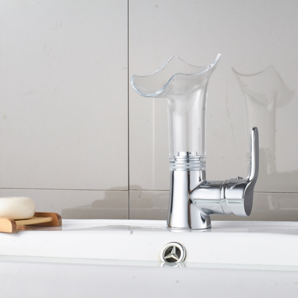 Torneira Misturador Cascata para Água Quente e Fria - Imagem 2