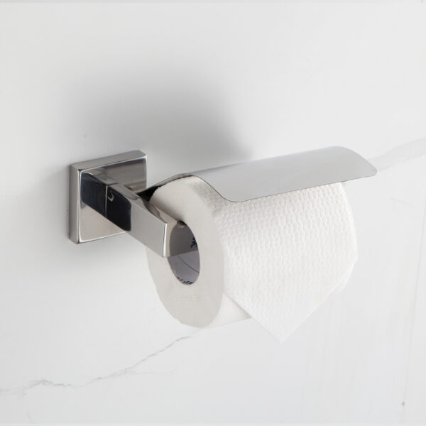 74310A - Suporte Papel Higiênico com Tampa Cromado - Imagem 2