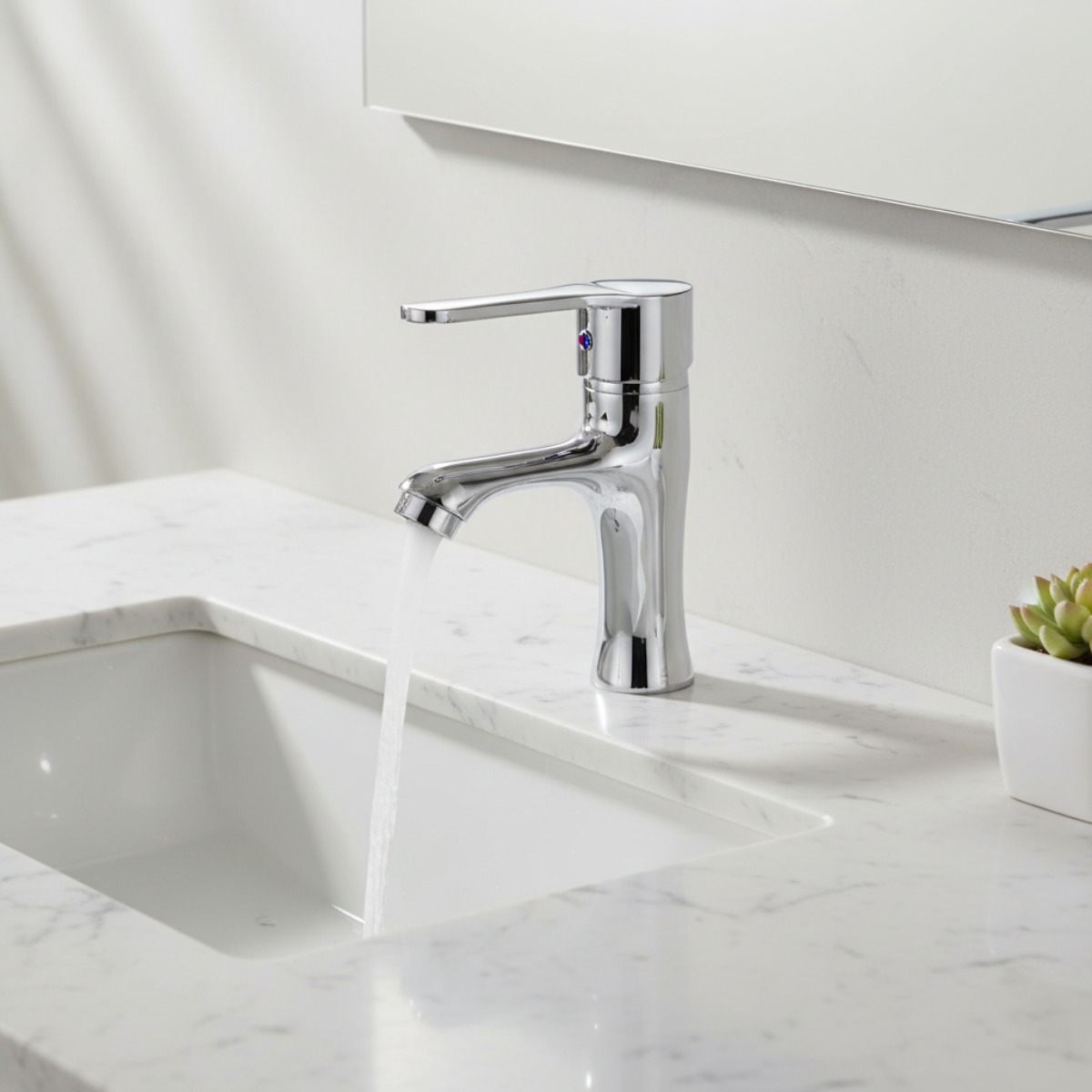 QSM-F2025 - Torneira Misturador Monocomando Cromado - Imagem 3