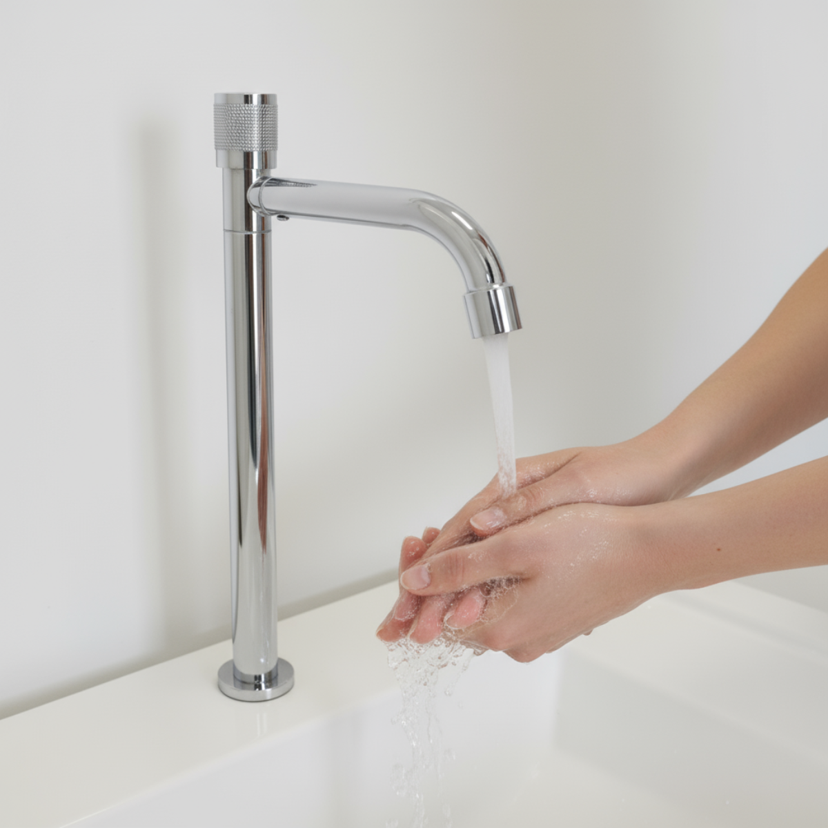 XSMF-8639 - Torneira de Água Fria Bica Alta Cromada - Imagem 3