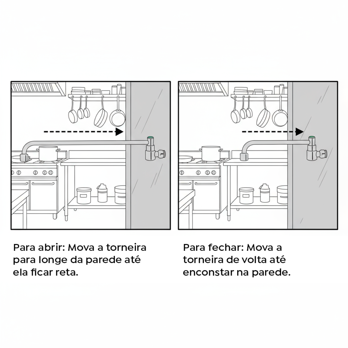 XSCF-8611 - Torneira De Parede para Água Fria - Imagem 6