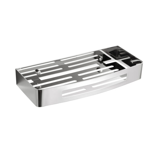 Prateleira Retangular De Parede Aço Inox - Polido