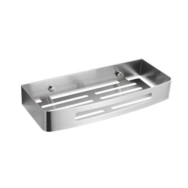 Prateleira Retangular De Parede Aço Inox - Escovado