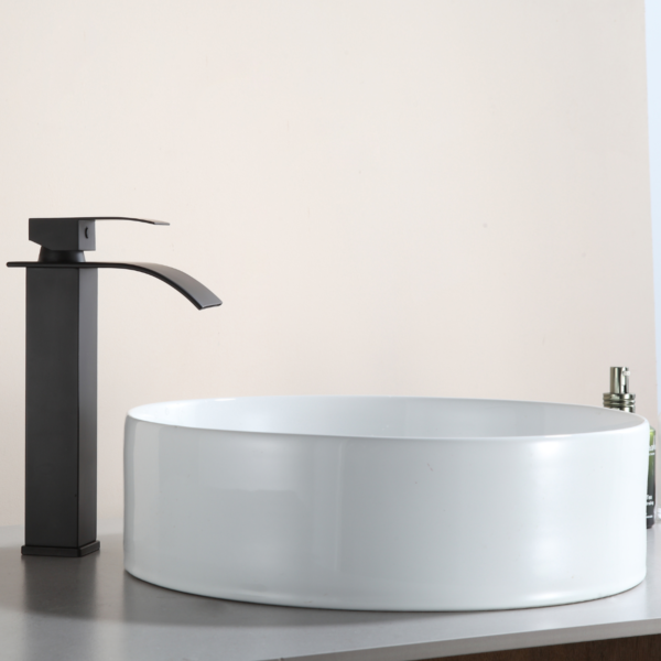 Torneira De Água Fria Cascata Média Para Banheiro - Imagem 2