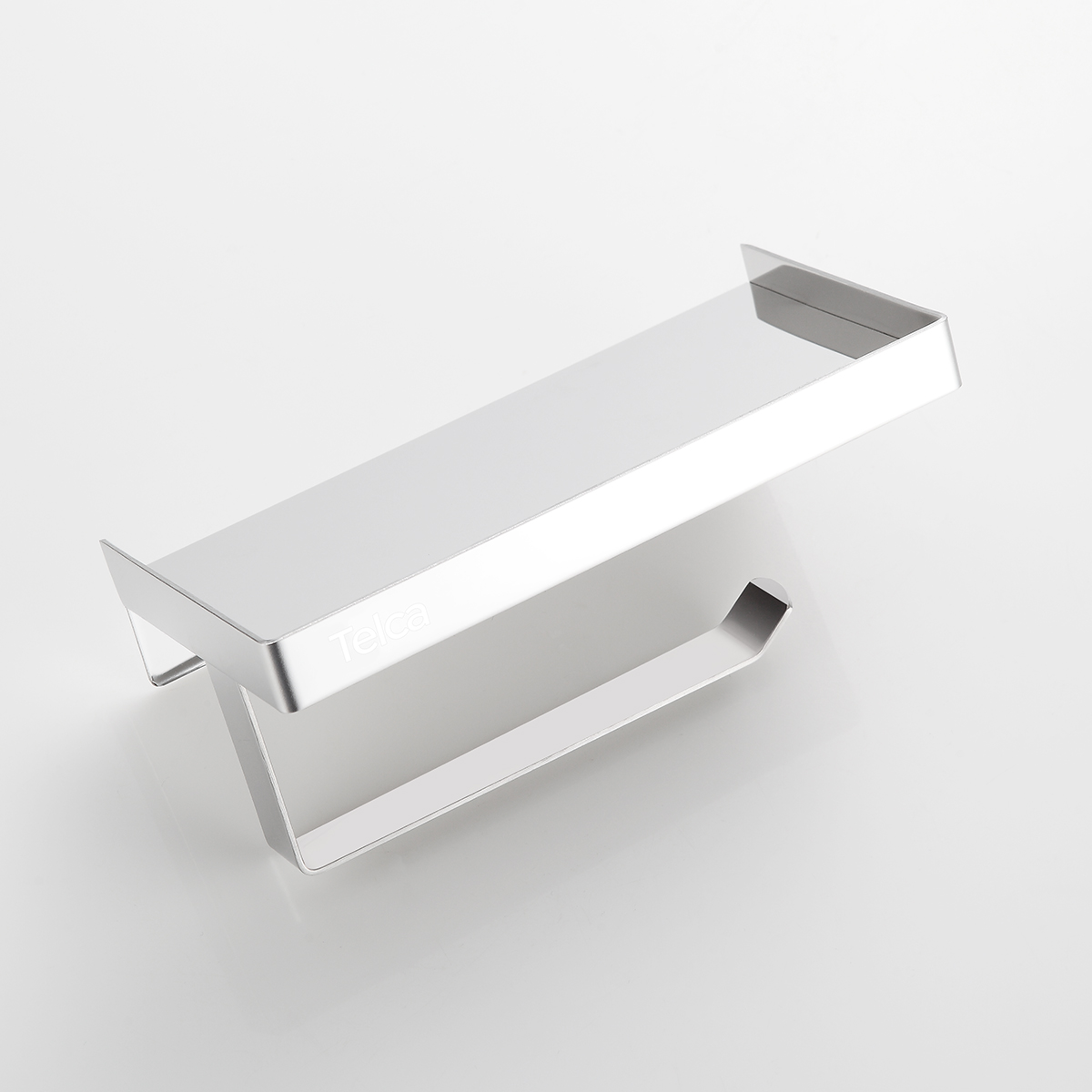 Papeleira Com Suporte Para Celular Em Aço Inox - Imagem 8