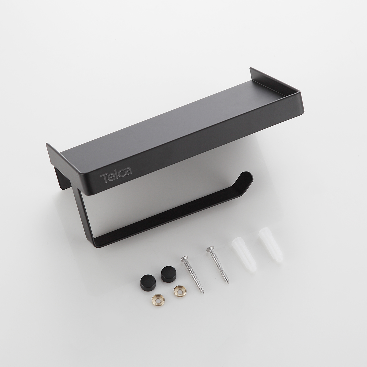 Papeleira Com Suporte Para Celular Em Aço Inox - Imagem 9