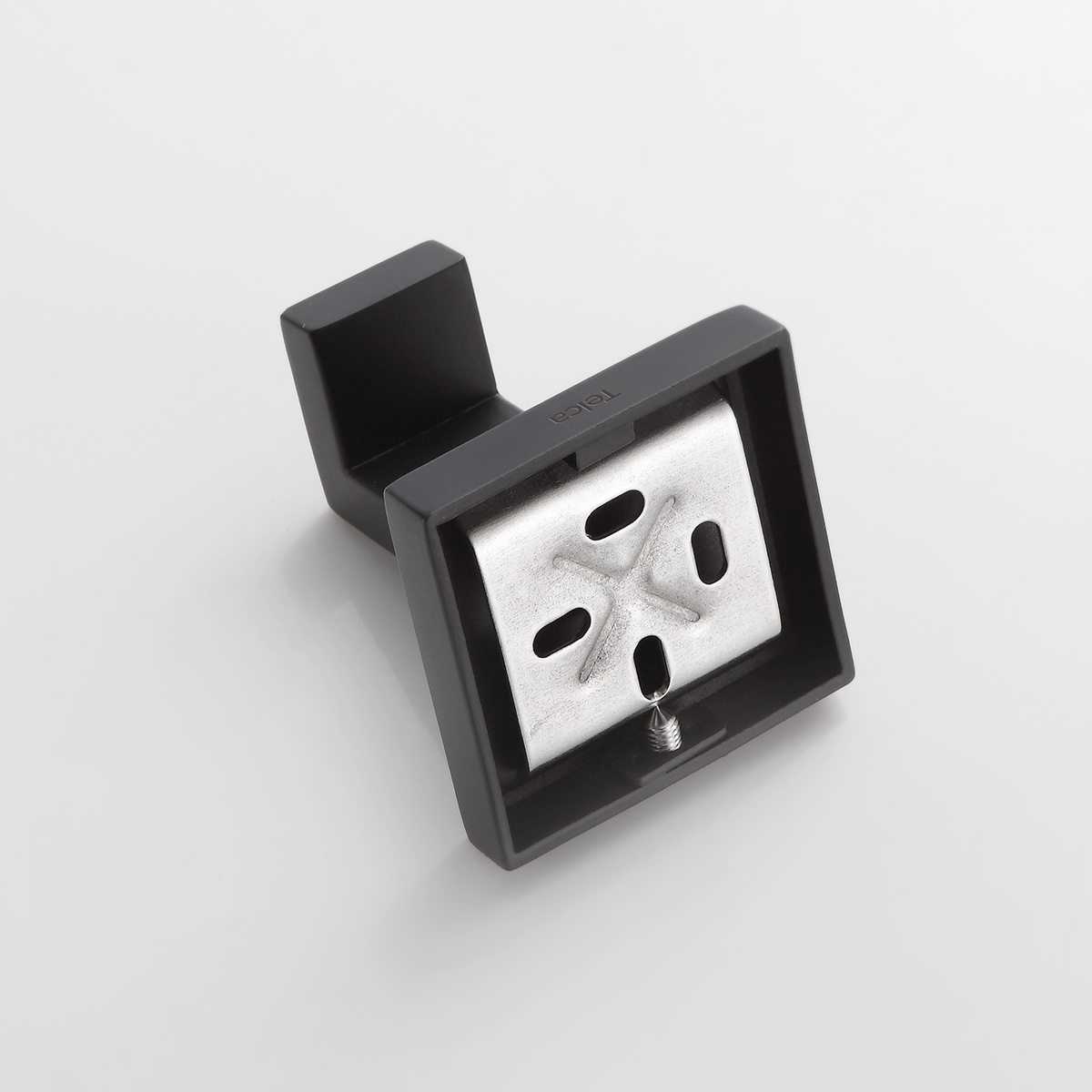 Cabideiro Para Banheiro Suporte Gancho Aço Inox Preto - Imagem 7