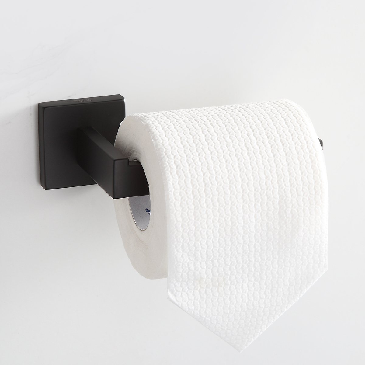 Suporte Papel Higiênico Sem Tampa Aço Inox Preto - Imagem 2