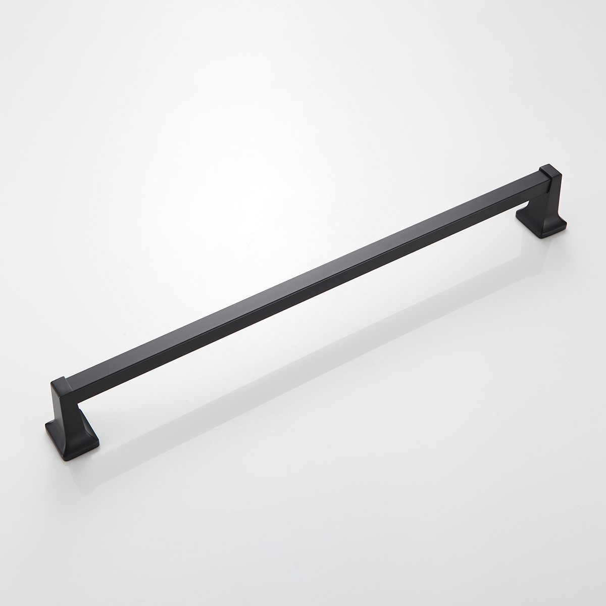 Toalheiro De Banho Parede Banheiro Preto Fosco 45cm - Imagem 5