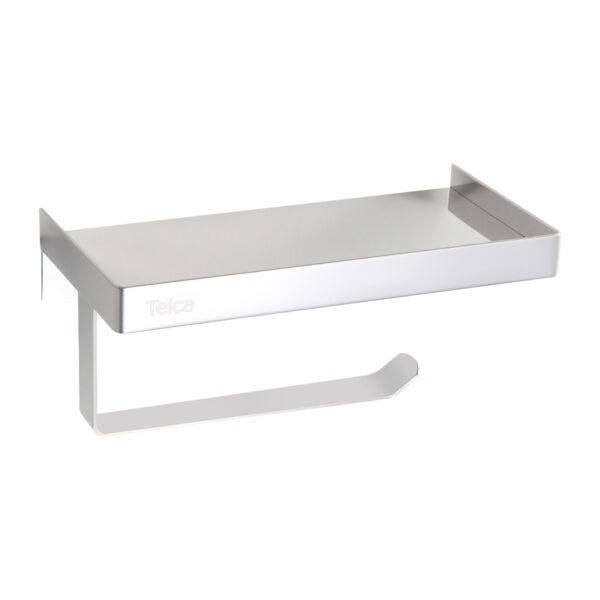 Papeleira Com Suporte Para Celular Em Aço Inox