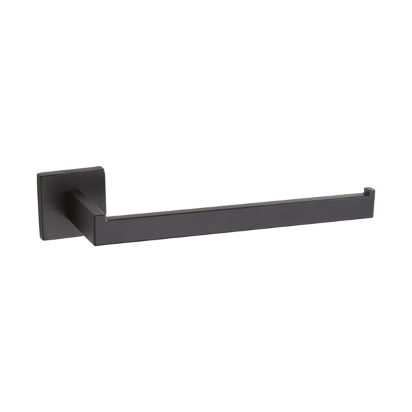 Toalheiro De Rosto Porta Toalha De Mão Bastão Preto 26cm