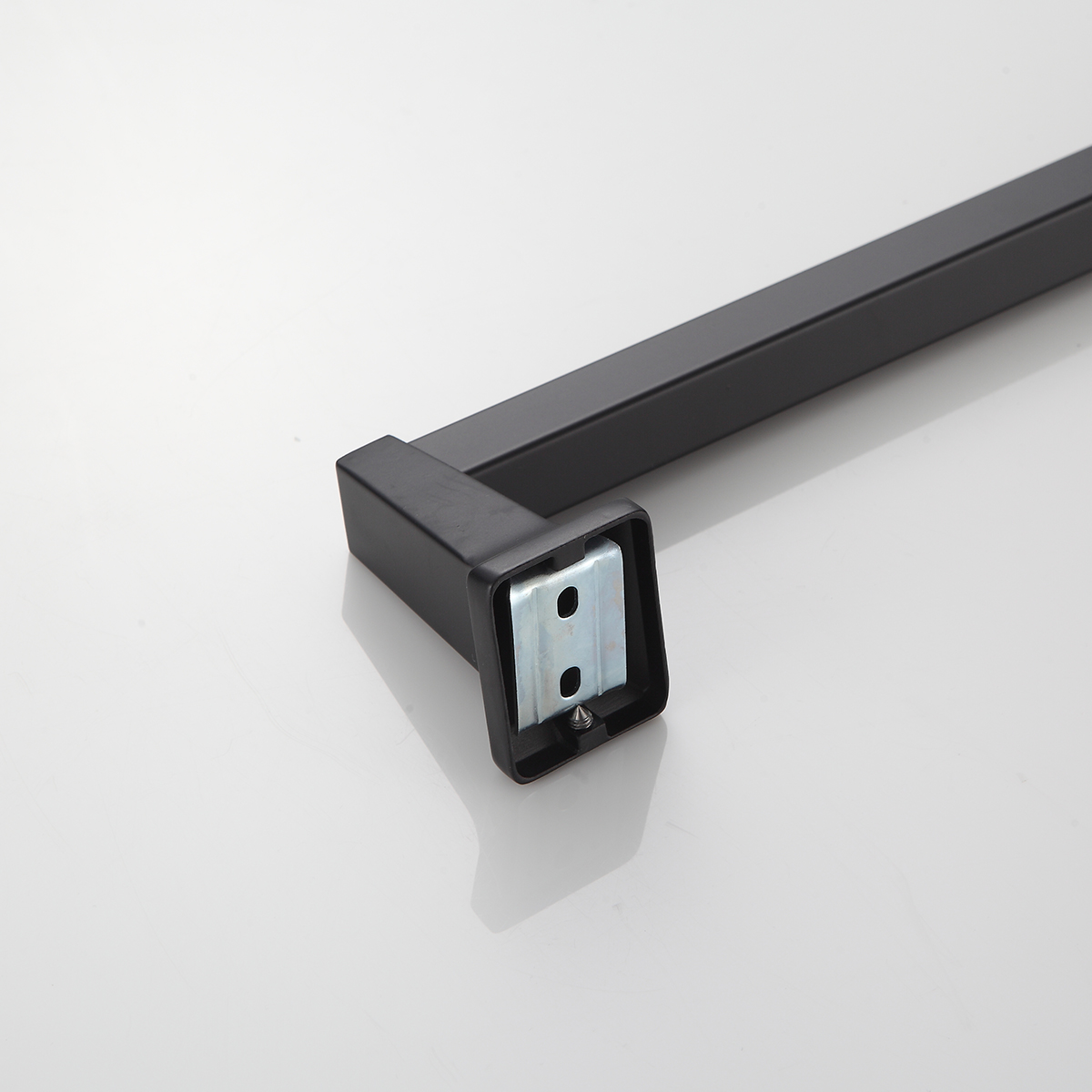 Toalheiro De Banho Parede Banheiro Preto Fosco 45cm - Imagem 6