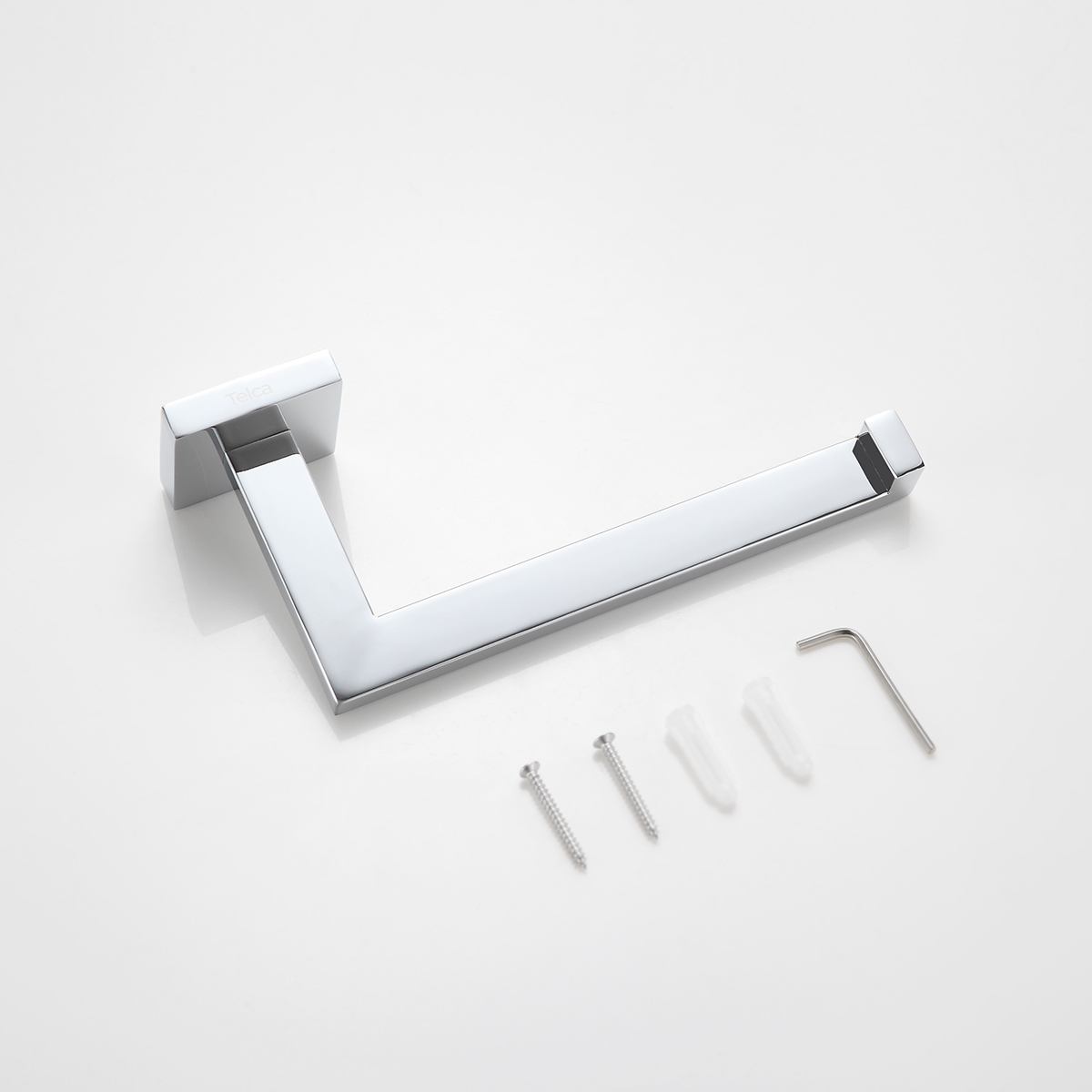 Papeleira Porta Papel Higiênico Aço Inox Cromado - Imagem 7