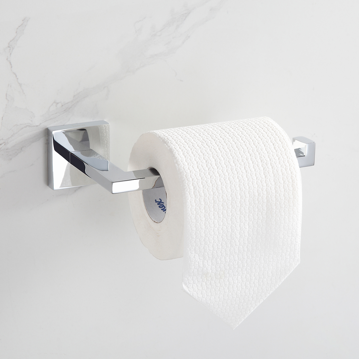 Papeleira Porta Papel Higiênico Aço Inox Cromado - Imagem 2