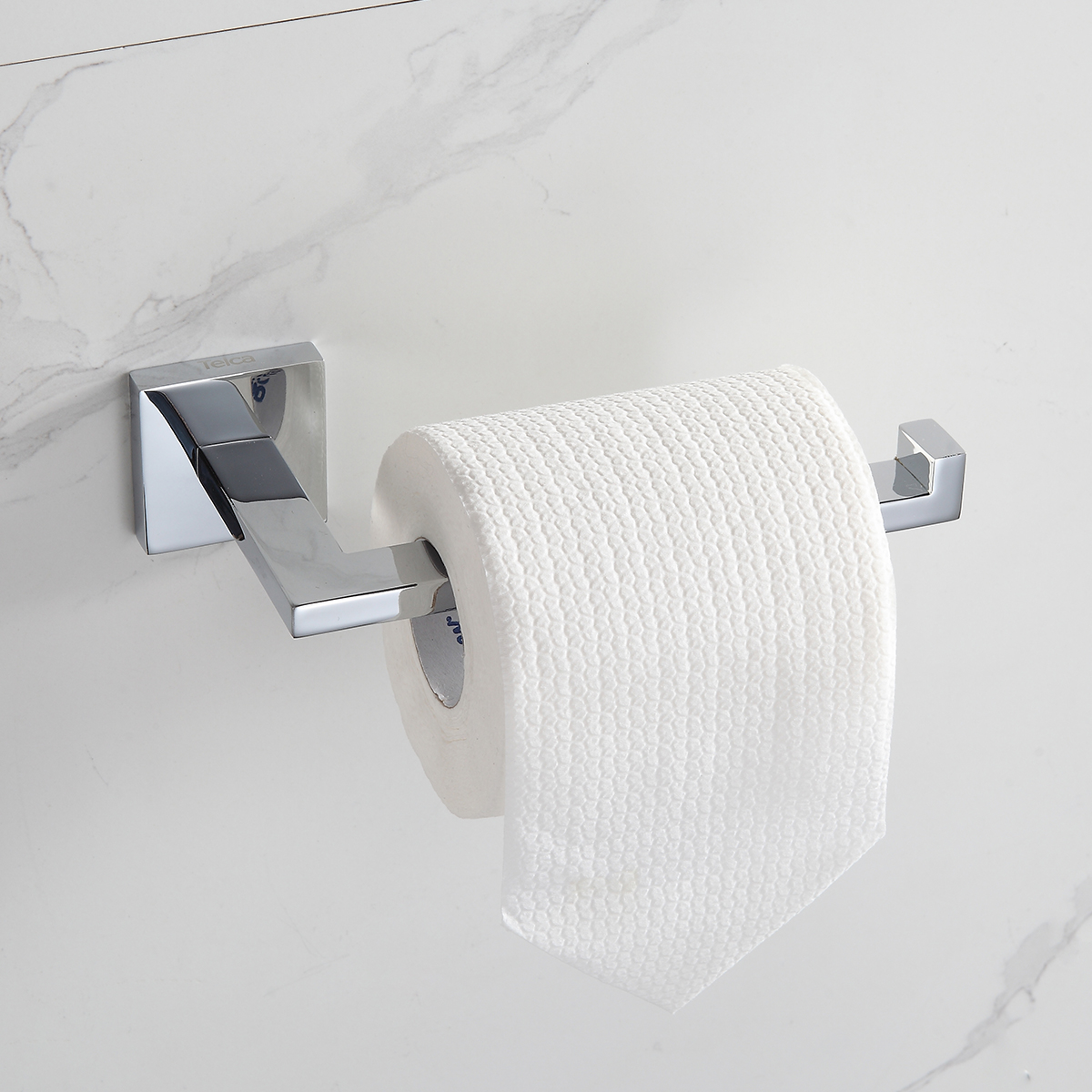 Papeleira Porta Papel Higiênico Aço Inox Cromado - Imagem 3