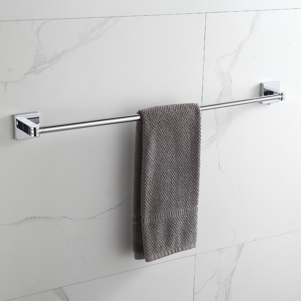 87002 - Toalheiro Extensível Articulado Cromado Brilhante – Telca - Imagem 3