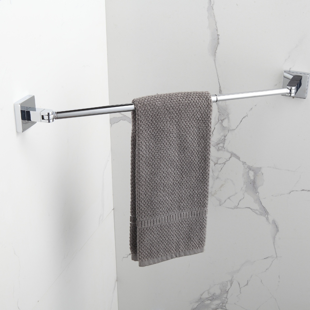 87002 - Toalheiro Extensível Articulado Cromado Brilhante – Telca - Imagem 4