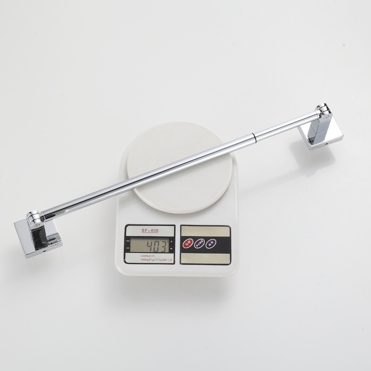 87002 - Toalheiro Extensível Articulado Cromado Brilhante – Telca - Imagem 7