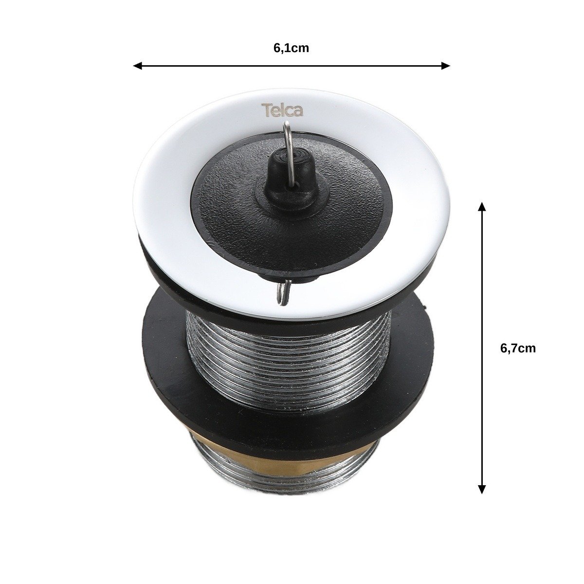 YZ-2202C Válvula De Escoamento 1.1/4 Zinco Para Cuba Banheiro Tanque - Imagem 7