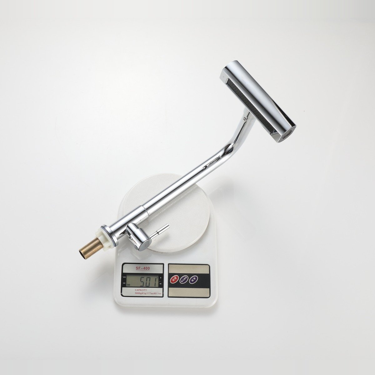 XSCF-8648C - Torneira Flexível Água Fria Cozinha Com Ducha Para Bancada Telca - Imagem 7